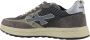 Premiata Grijze Sneakers Retro Stijl Mesh Suède Gray Heren - Thumbnail 3