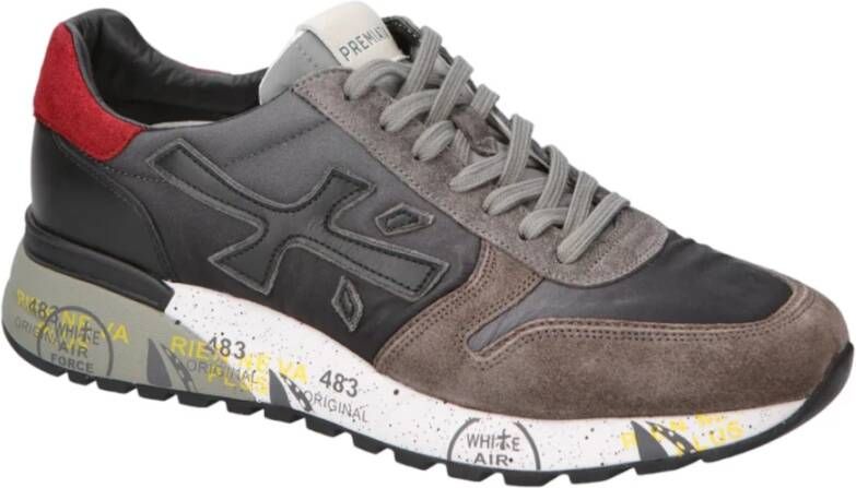 Premiata Grijze Sneakers voor Mannen Gray Heren