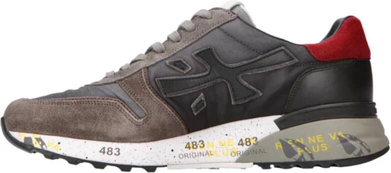 Premiata Grijze Sneakers voor Mannen Gray Heren