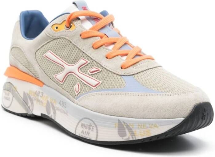 Premiata Grijze Sneakers voor Stijlvolle Mannen Gray Heren