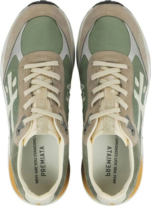 Premiata Groen Combi Sneakers Green Heren