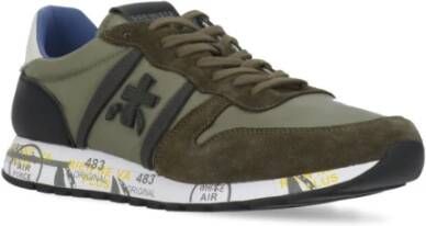 Premiata Groen Wit Suède Leren Sneakers Green Heren