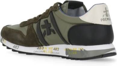 Premiata Groen Wit Suède Leren Sneakers Green Heren