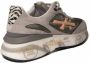 Premiata Groene Iridescent Mesh Sneakers Zebra Patroon Gray Dames - Thumbnail 2