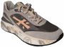 Premiata Groene Iridescent Mesh Sneakers Zebra Patroon Gray Dames - Thumbnail 3