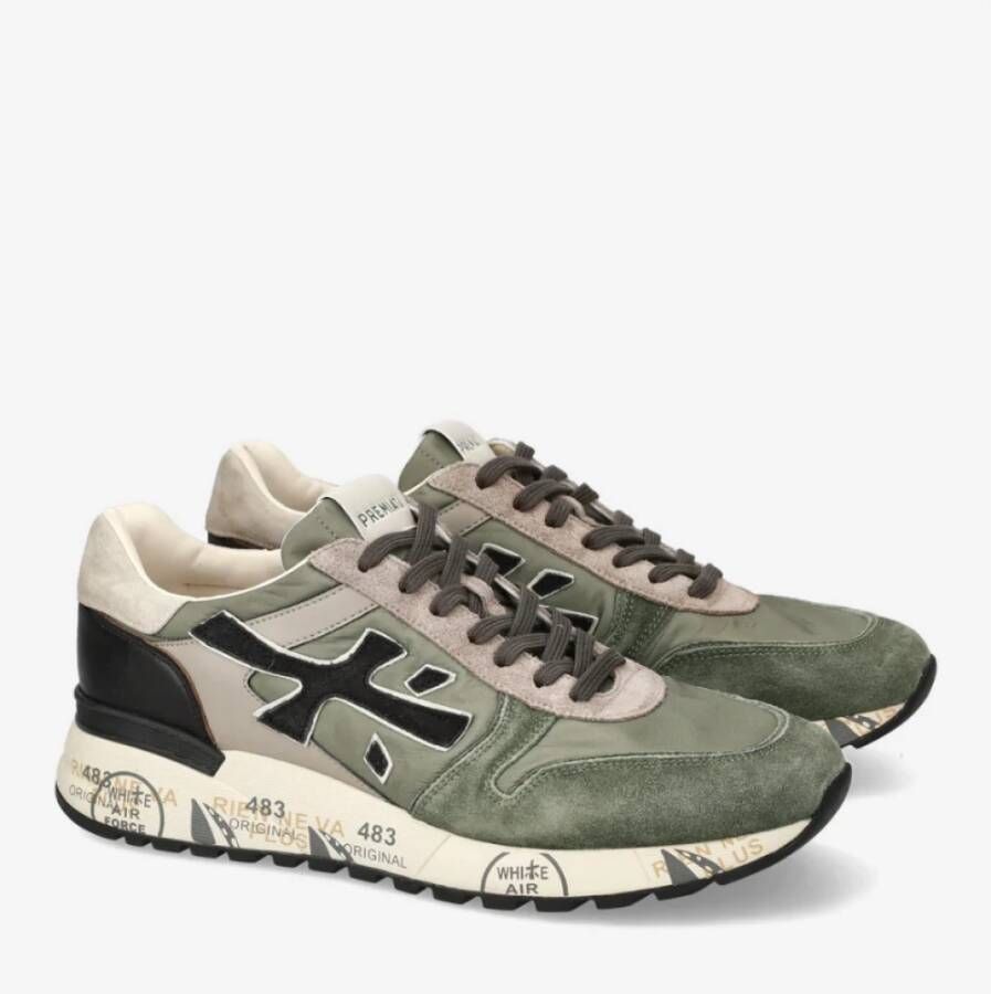 Premiata Groene Mick Sneakers Green Heren