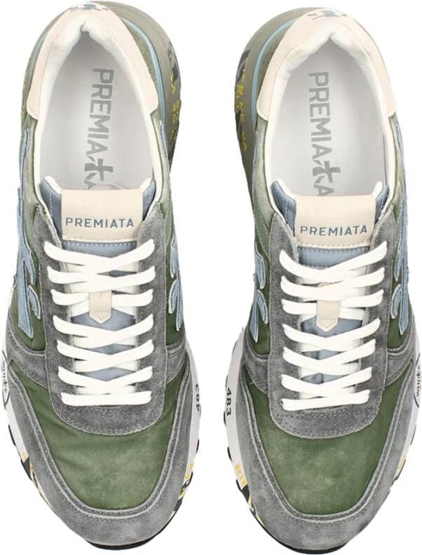 Premiata Suède Sneakers met Ergonomische Rubberen Zool Multicolor Heren - Foto 4