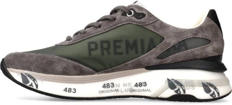 Premiata Groene Moerun Sneakers Aw24 Green Heren