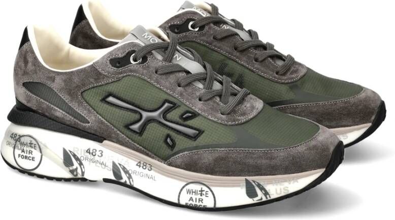 Premiata Groene Moerun Sneakers Aw24 Green Heren