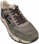 Premiata Groene Nylon Suède Mick Sneakers Gray Heren - Thumbnail 25