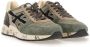 Premiata Groene Nylon Suède Mick Sneakers Gray Heren - Thumbnail 13