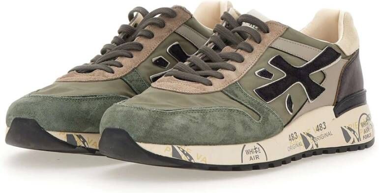 Premiata Groene Sneakers Green Heren