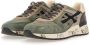 Premiata Groene Nylon Suède Mick Sneakers Gray Heren - Thumbnail 15