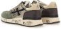 Premiata Groene Nylon Suède Mick Sneakers Gray Heren - Thumbnail 16