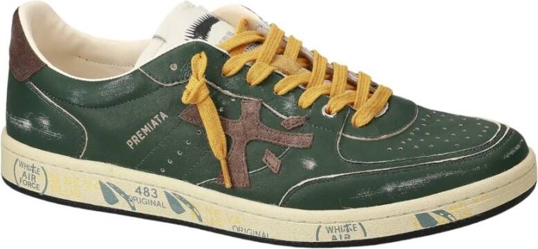 Premiata Groene Sneakers Green Heren