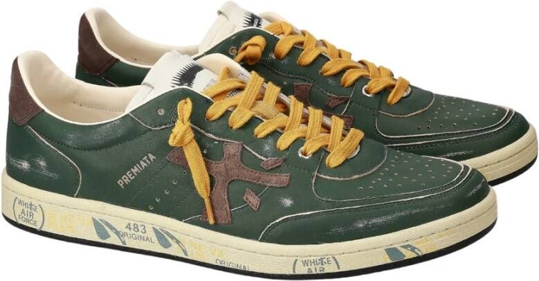 Premiata Groene Sneakers Green Heren