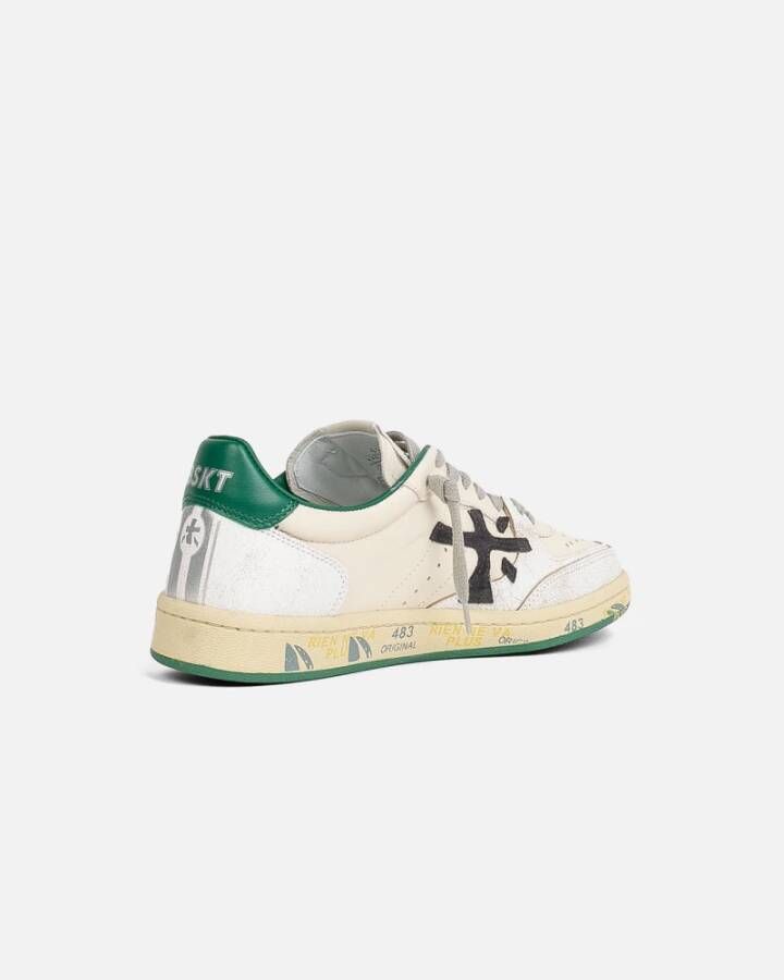 Premiata Groene Sneakers met Witte Details Multicolor Heren