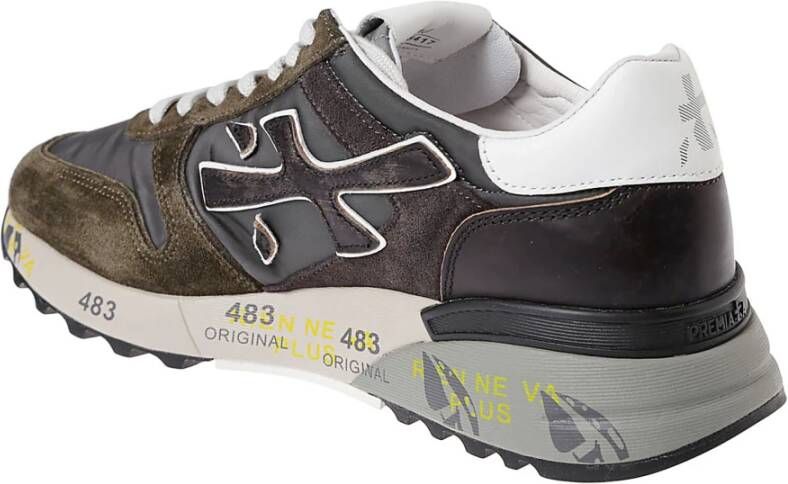 Premiata Groene Sneakers Mick Grijs Heren