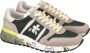 Premiata MultiColour Suède Nylon Lander Sneakers Multicolor Heren - Thumbnail 18