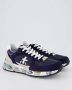 Premiata Blauwe Suède en Nylon Sneakers met Opvallend Logo Blauw Heren - Thumbnail 15