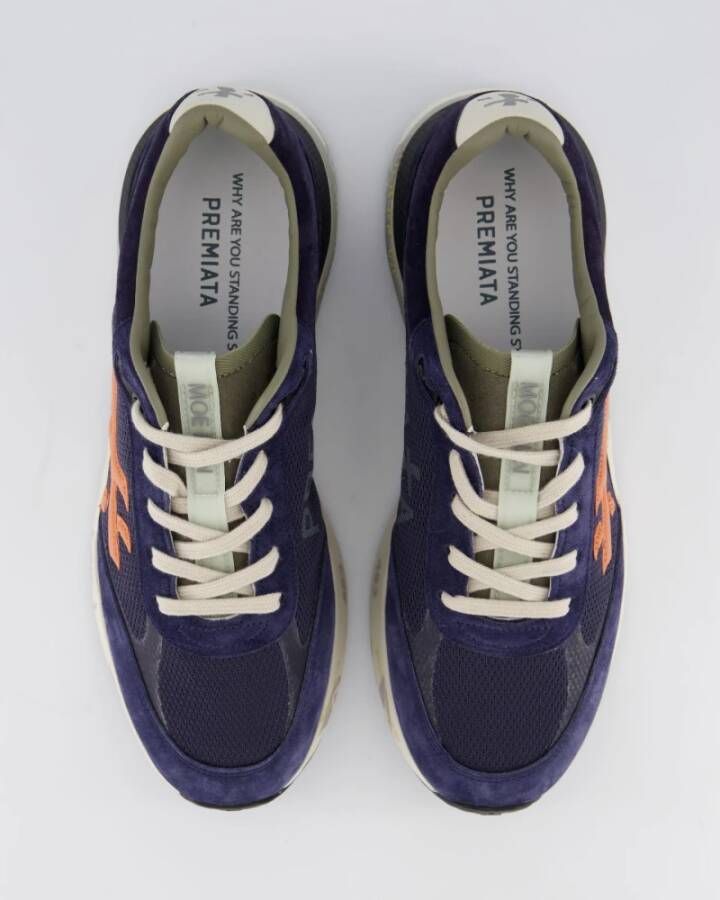 Premiata Heren Moerun Casual Sneakers Blue Heren