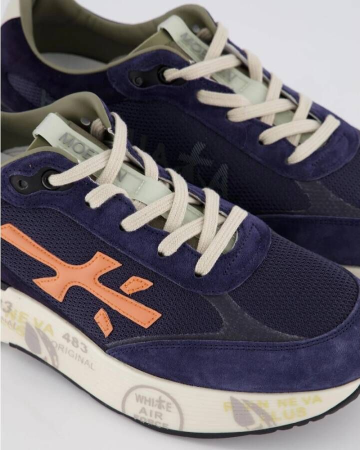 Premiata Heren Moerun Casual Sneakers Blue Heren