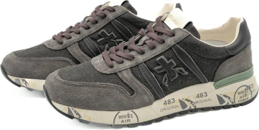 Premiata Heren Schoenen Lander 6984 Aw24 Gray Heren