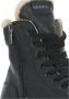 Premiata Hoge Top Leren Sneakers Zwart Wit Black Dames - Thumbnail 6