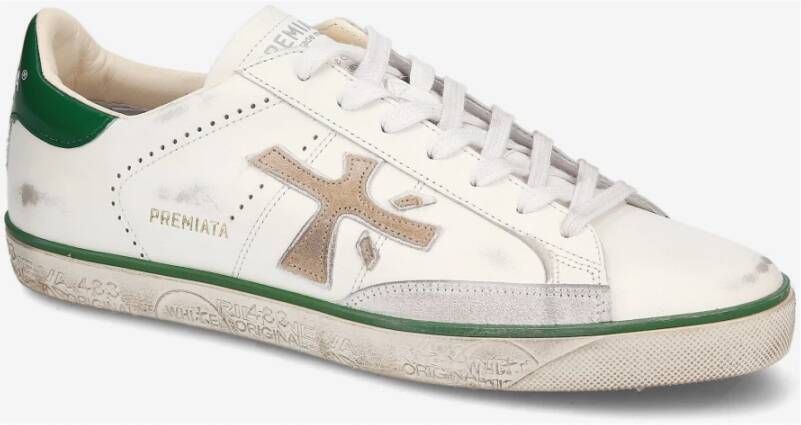 Premiata Iconische Street Style Sneakers Steven 6645 White Dames