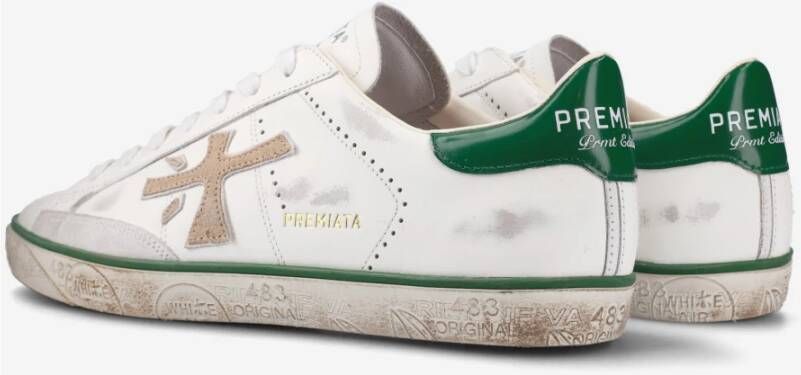 Premiata Iconische Street Style Sneakers Steven 6645 White Dames