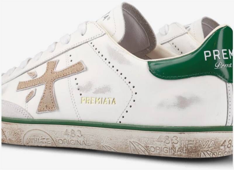 Premiata Iconische Street Style Sneakers Steven 6645 White Dames