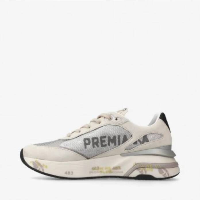 Premiata Innovatieve Moerun Sneaker met Unieke Details White Dames