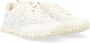 Premiata Ivoor Seand Sneaker in Suède en Mesh White Dames - Thumbnail 2