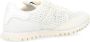 Premiata Ivoor Seand Sneaker in Suède en Mesh White Dames - Thumbnail 5