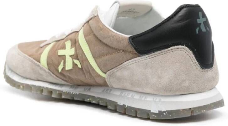 Premiata Kameel Bi Materiaal Sneakers Brown Heren