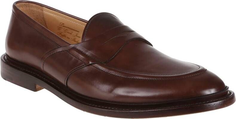 Premiata Klassieke Leren Loafers Brown Heren