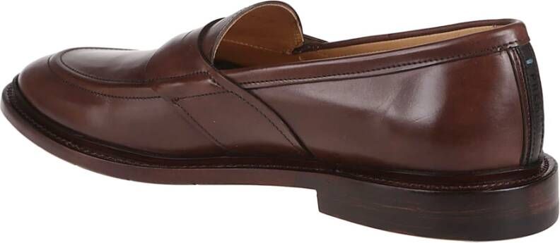 Premiata Klassieke Leren Loafers Brown Heren