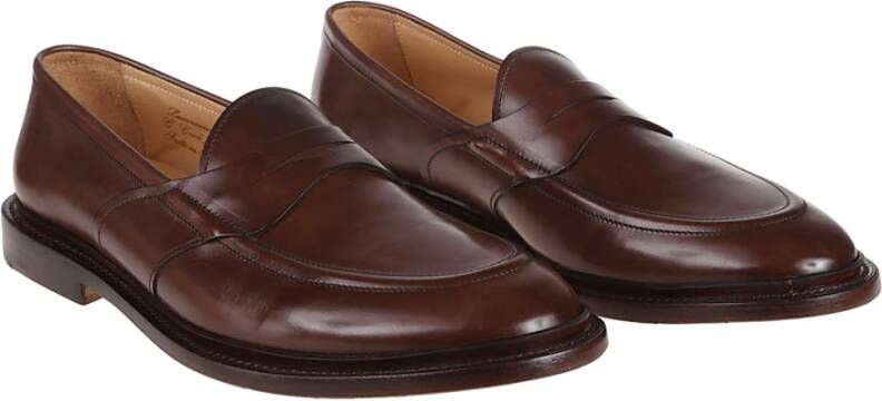 Premiata Klassieke Leren Loafers Brown Heren