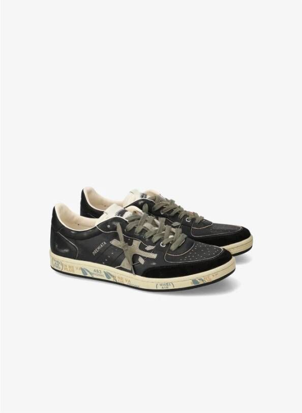 Premiata Klei Basket Sneakers 6909 Black Heren