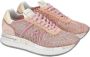 Premiata Kwaliteitslederen sneaker met koordtextuur Pink Dames - Thumbnail 10