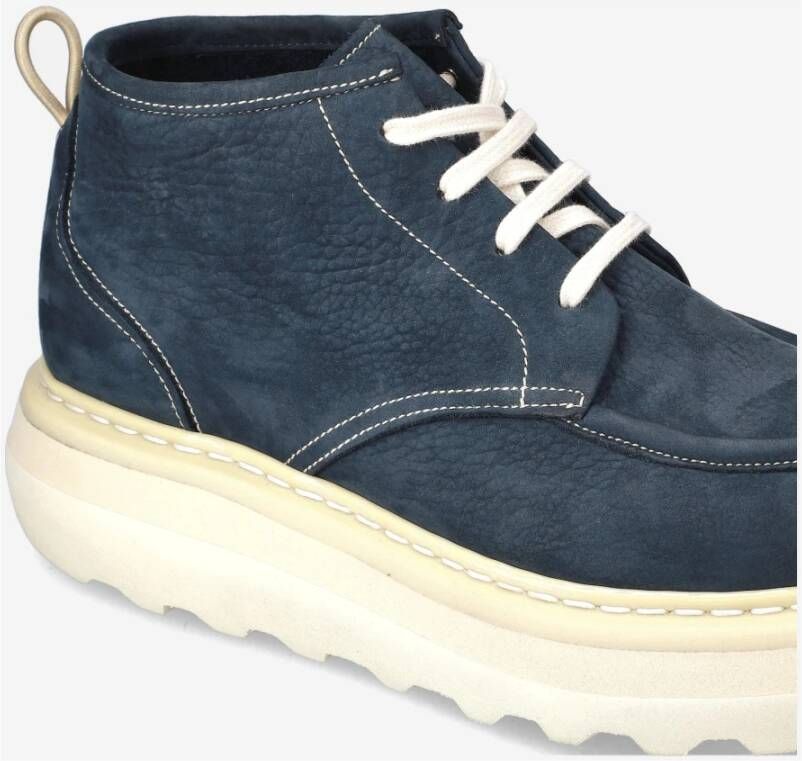 Premiata Lace-up Boots Blue Heren