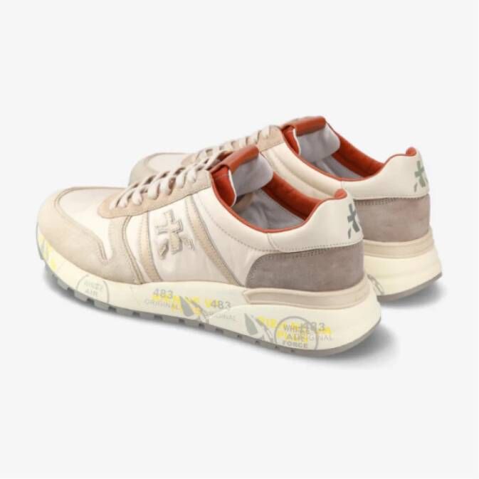 Premiata Lage Lander sneakers in beige taupe bruin Multicolor Heren