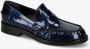 Premiata Lakleren Loafers Siria Model Blue Heren - Thumbnail 4