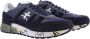 Premiata Blauwe Sneakers van Suède en Nylon met Logo Print Blauw Heren - Thumbnail 5