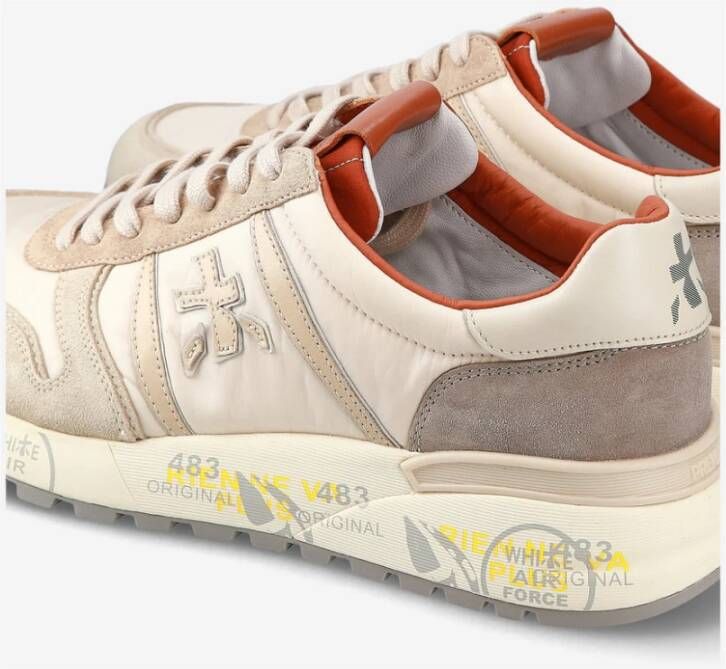 Premiata Stijlvolle Heren Casual Sneaker Beige Heren