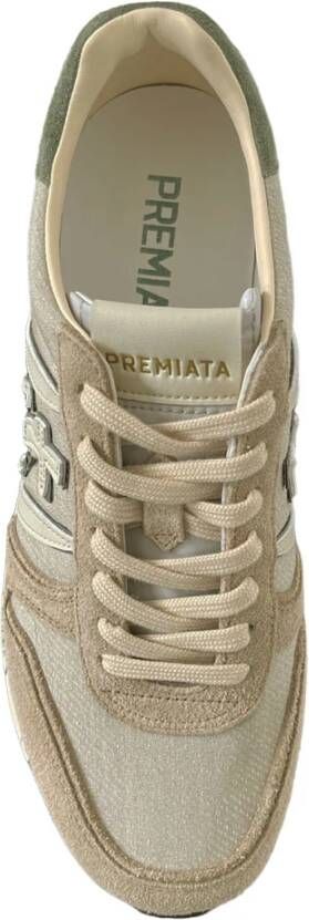 Premiata Lander Sneakers Beige Heren