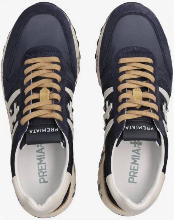 Premiata Lander Sneakers Blue Heren