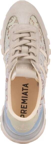 Premiata Leren Dames Sneakers Veters Suède Details Multicolor Dames