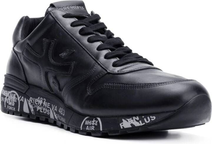 Premiata Leren Sneakers Black Heren