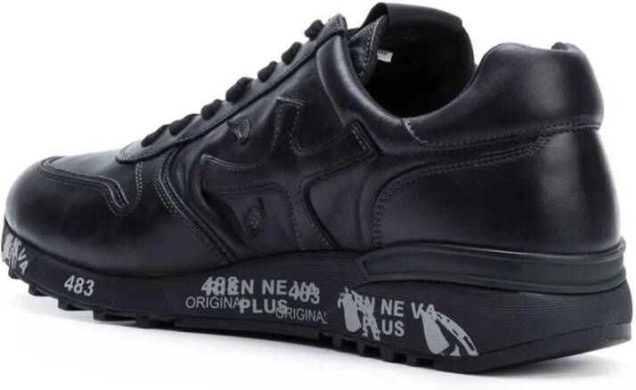 Premiata Leren Sneakers Black Heren